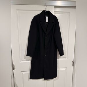 Men's Black Overcoat
